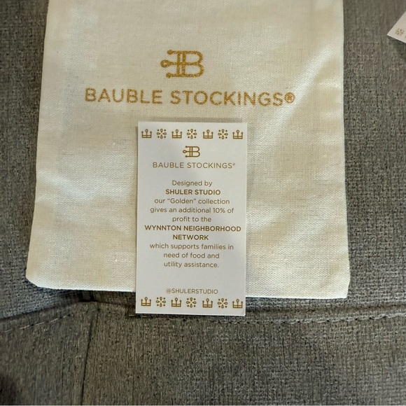 Bauble Stocking in “Bear-y Christmas” in Pink. New with all Original Packaging - Picture 9 of 13